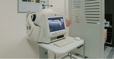 Titulný obrázok: Optical Coherence Tomography – HD-OCT (ZEISS)