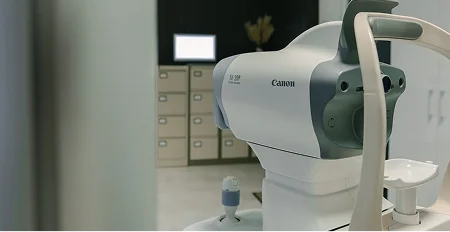 Titulný obrázok: Intraocular Pressure Measurement – Contactless Tonometry (Canon)
